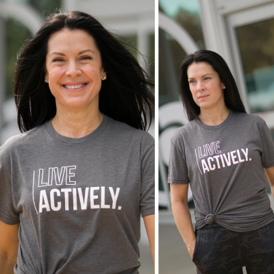 Live Actively T-Shirt (Grey)